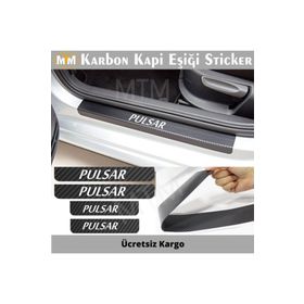 Nissan Pulsar 4 Adet Karbon Kapı Eşiği Sticker