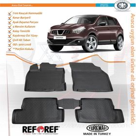 Nissan Qashqai 1 2007-2014 4D Havuzlu Paspas