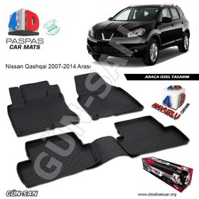 Nissan Qashqai 1 2007-2014 4D Havuzlu Paspas