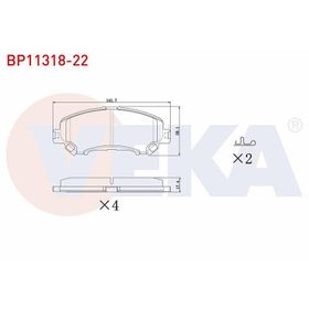 Nissan Qashqai 1.5L 06 292x5 Arka Hava Kanallı Fren Diski