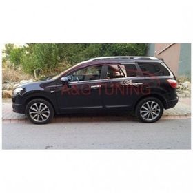 Nissan Qashqai +2 2010-2013 Paslanmaz Çelik 4 Parça Krom Cam Çıtası