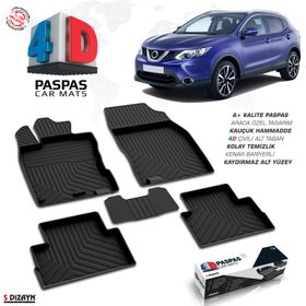 Nissan Qashqai 2 2014 Sonrası 4d Havuzlu Paspas