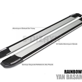 Nissan Qashqai +2 Gri 2009-2013 Rainbow Yan Basamak