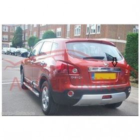 Nissan Qashqai 2007-2010 Paslanmaz Çelik Krom Bagaj Çıtası