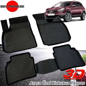 Nissan Qashqai 2007-2013 3D Havuzlu Paspas