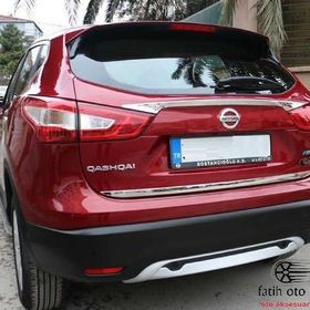 Nissan Qashqai 2007-2013 Krom Bagaj Alt Çıtası
