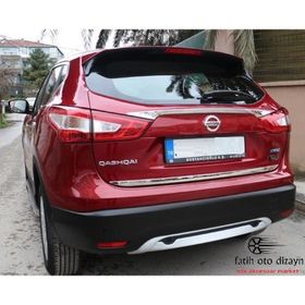 Nissan Qashqai 2007-2013 Krom Bagaj Alt Çıtası