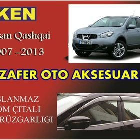 Nissan Qashqai 2007-2013 Krom Cam Rüzgarlığı