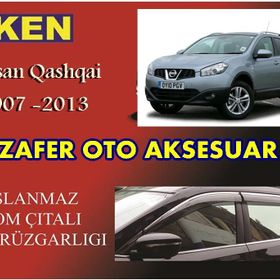 Nissan Qashqai 2007-2013 Krom Cam Rüzgarlığı