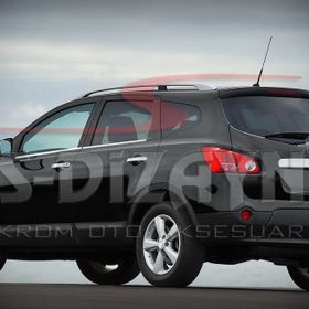 Nissan Qashqai 2010-2013 Sensörlü Krom Bagaj Çıtası
