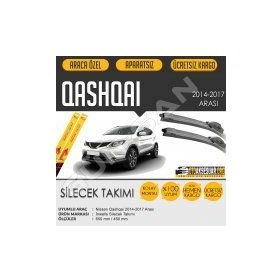 Nissan Qashqai 2014-2017 Muz Silecek Takımı