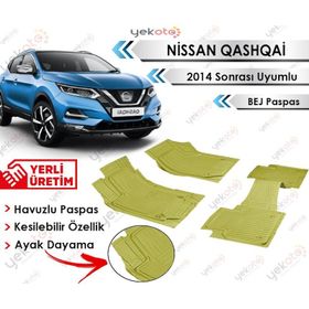 Nissan Qashqai 2014 Sonrası Bej Havuzlu Paspas