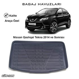 Nissan Qashqai 2014 Sonrası Tekna Bagaj Havuzu