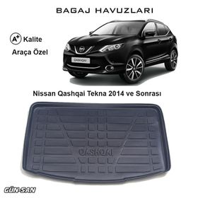 Nissan Qashqai 2014 Sonrası Tekna Bagaj Havuzu