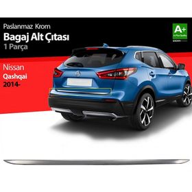 Nissan Qashqai 2014 Üzeri Krom Bagaj Alt Çıtası