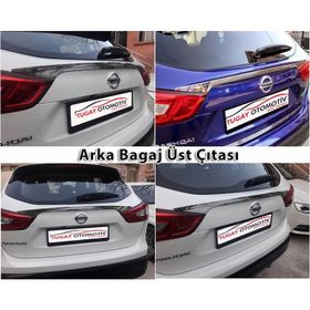 Nissan Qashqai 2014 Üzeri Krom Bagaj Çıtası