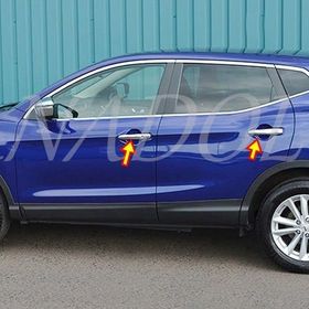Nissan Qashqai 2014 Üzeri Paslanmaz Çelik 4 Kapı Krom Kapı Kolu