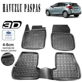 Nissan Qashqai 2015 3D Havuzlu Paspas