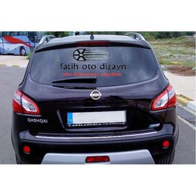 Nissan Qashqai Arka 2007-2013 Krom Tampon Eşiği