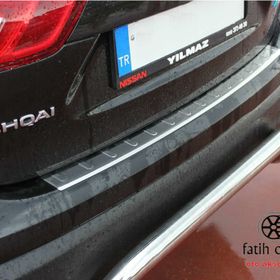 Nissan Qashqai Arka 2014-2017 Krom Tampon Eşiği