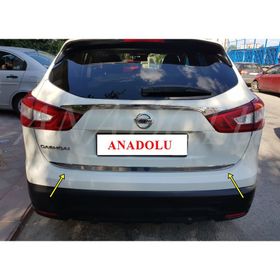 Nissan Qashqai Formlu 2014 Üzeri Krom Bagaj Alt Çıtası