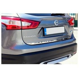Nissan Qashqai Formlu 2014 Üzeri Krom Bagaj Alt Çıtası