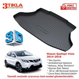 Nissan Qashqai Visia 2014-2018 3D Bagaj Havuzu