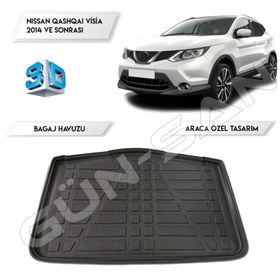 Nissan Qashqai Visia 2014 Ve Sonrası 3d Bagaj Havuzu