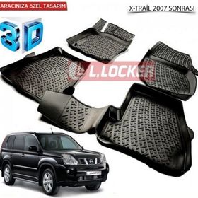 Nissan X-trail 2007-2013 3D Havuzlu Paspas