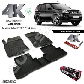 Nissan X-Trail 2007-2014 4D Havuzlu Paspas