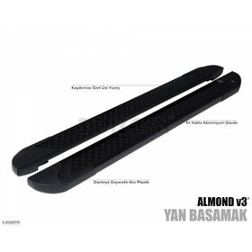 Nissan X-Trail 2008-2014 Almond Yan Basamak