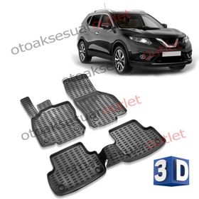Nissan X-trail 2014-2019 Seti 3D Havuzlu Paspas