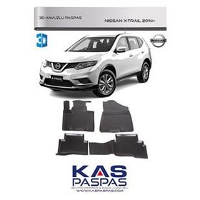 Nissan X-Trail 2014 Model 3D Havuzlu Paspas