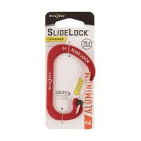Niteize 4 Slidelock Kırmızı Karabina Anahtarlık
