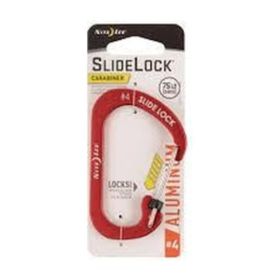 Niteize 4 Slidelock Kırmızı Karabina Anahtarlık
