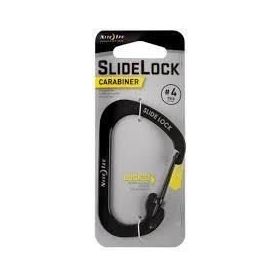 Niteize 4 Slidelock Siyah Karabina Anahtarlık