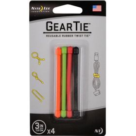 Niteize Gear Tie 4'lü 7.6 cm Kablo Düzenleyici
