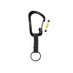 Niteize Slide Lock Key Ring Anahtarlı Siyah Karabina