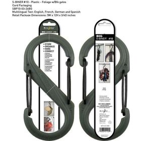 NiteizeS-Biner Plastik Size 10 Fo! Grn Blk Gate Çadır Aksesuarı