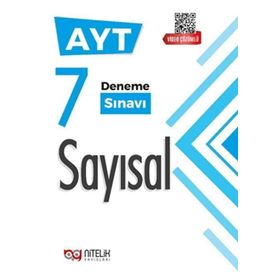 Nitelik 2021 AYT Sayısal Video Çözümlü 7 Deneme Sınavı
