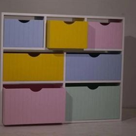 Nitelik Mobilya Bade Lake Montessori Oyuncak Dolabı