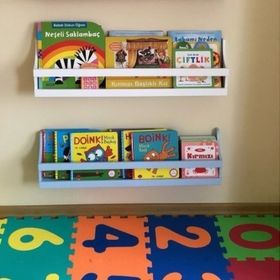 Nitelik Mobilya Linar Lake Montessori Kitaplık Raf