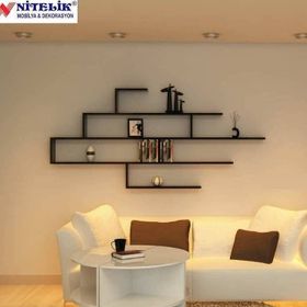 Nitelik Mobilya Line Mdf Kitaplık Raf