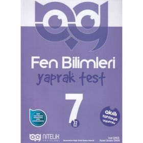 Nitelik Yayın 7. Sınıf Fen Bilimleri Yaprak Test