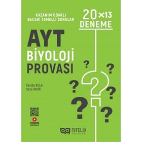 Nitelik Yayınları 2022 AYT Biyoloji Provası 20x13 Deneme