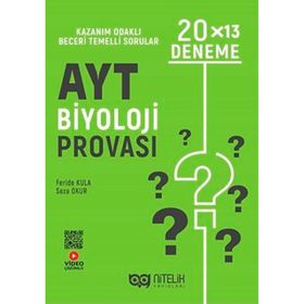 Nitelik Yayınları 2022 AYT Biyoloji Provası 20x13 Deneme