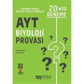 Nitelik Yayınları 2022 AYT Biyoloji Provası 20x13 Deneme