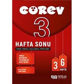 Nitelik Yayınları 3. Sınıf Görev Hafta Sonu Çalışma Föyü Yeni Nesil