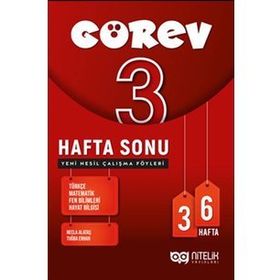Nitelik Yayınları 3. Sınıf Görev Hafta Sonu Çalışma Föyü Yeni Nesil