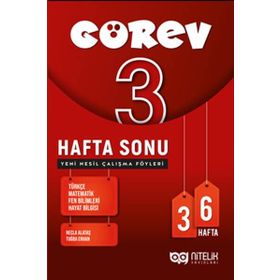 Nitelik Yayınları 3. Sınıf Görev Hafta Sonu Çalışma Föyü Yeni Nesil